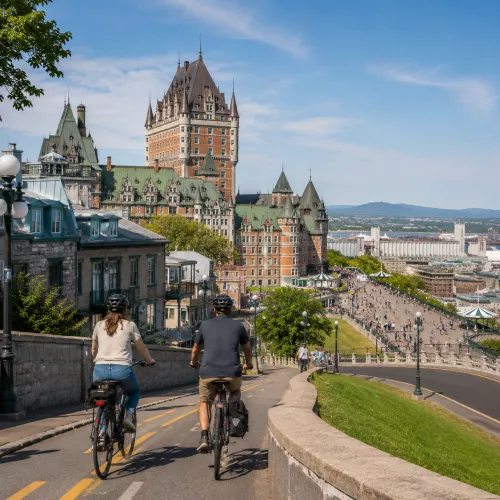 Le Québec à vélo Visuel